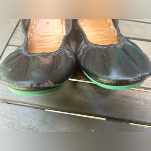 Matte Black Tieks Ballerina Flats - Picture 3 of 3